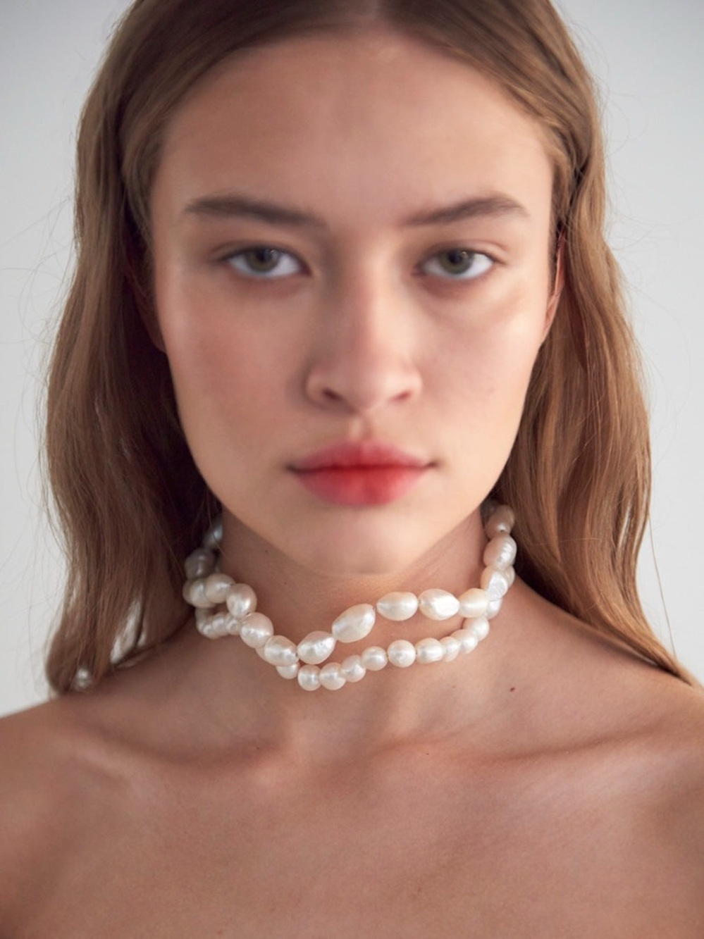 Cult Gaia Susa Pearl Choker Necklace